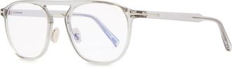Tom Ford Aviator-style Optical Glasses - Grey - One Size