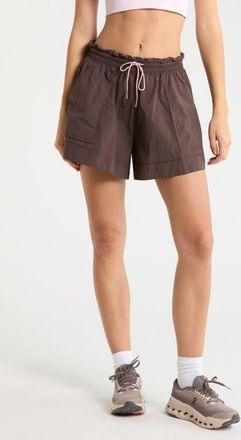 Free People FP Movement Horizon Shorts in Chocolate at Nordstrom, Size X-Small