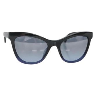 Chanel Pre-owned Accessories, female, Black, Size: ONE SIZE Pre-owned Plastic Sunglasses