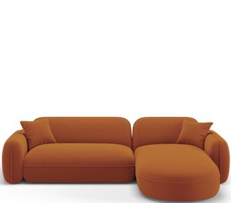 CXL by Christian Lacroix 4-Sitzer Designer Ecksofa 275 Lucien mit Eckteil rechts - Samtbezug Casino