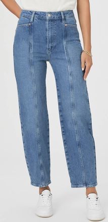 Paige Alexis Wide Leg Ankle Jeans In Anthia
