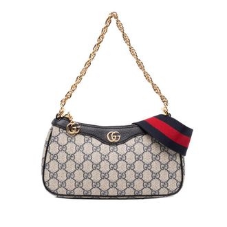Gucci Pre-owned Gucci Small GG Supreme Web Ophidia Satchel Ladies 41BVNYCBKVIQYZOX