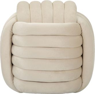 Mauro Ferretti Puff Softy Crema Cm 45x45x45