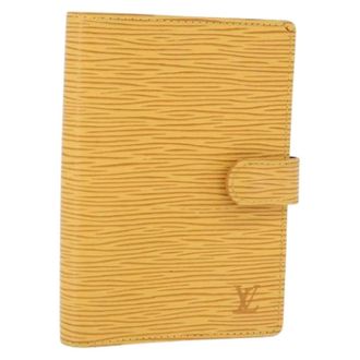 Louis Vuitton Pre-owned Accessories, female, Yellow, Size: ONE SIZE Pre-owned Day Planner Cover