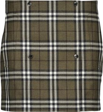 Burberry Donna, Gonne, Verde, S, new