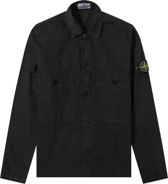 Stone Island Two Pocket Overshirt Black 7415110WN-V0129