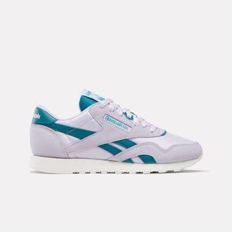 Reebok Womens Classic Nylon In Digital Gleam Black M