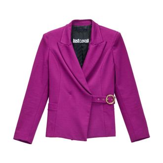 Just Cavalli Dames, Jassen, Paars, Maat: M Viscose