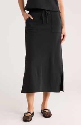 Splendid Sweater Mix Skirt in Black at Nordstrom Rack, Size X-Small