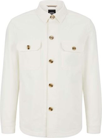 HUGO BOSS Mens C-Carper Blazer Jacket in White Cotton - Size 46W/32L