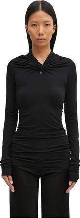 Rick Owens Kairo Top - Dames - Hoodies - Zwart - L - Hoodies & sweatvesten