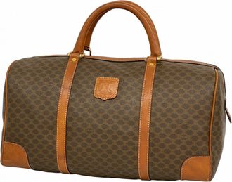 Celine Brown Pvc Boston Bag (Pre-Owned)