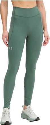Jack Wolfskin Wildstride Tights - Sport - Mujer - Verde - L