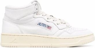 Autry Medalist Mid Sneakers - Dames - Sneakers - Wit - 35 EU - Katoen - Schoenen