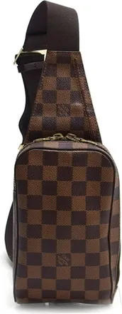 Louis Vuitton Damier Gold Damier Canvas Shoulder Bag Sling Bag (Pre-Owned)
