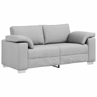 vidaXL Vidaxl - Sof&aacute; Con Coj&iacute;n Gris Nube 180 X 77 X 82 Cm Tela