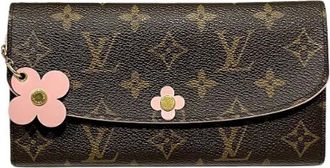 Louis Vuitton Pre-owned Wallets, female, Brown, Size: ONE SIZE Pre-owned Portefeuille Emilie Monogram Long Wallet