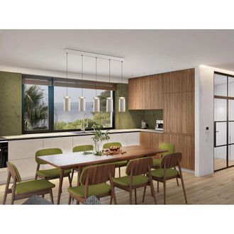 Schuller L&aacute;mpara De Techo Alargada Alfara 5l Crema