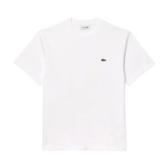 Lacoste T-Shirts, male, White, Size: 2XL White T-shirts and Polos