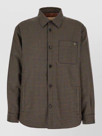 Valentino Garavani wool jacket featuring chest pocket detail