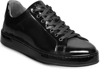 Allen Edmonds Barnes Low Top Sneaker in Black/Black at Nordstrom, Size 11.5