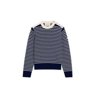 Ami Pull marini&egrave;re - Dames - Truien - Veelkleurig - Maat: S Wol