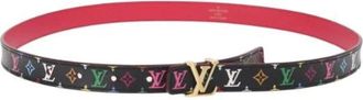 Louis Vuitton Pre-owned Belts, female, Black, Size: ONE SIZE Pre-owned Vintage Canvas Belt