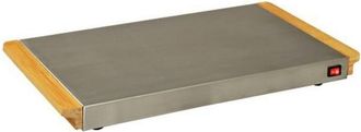 KitchenChef Calentador Plano 800w Acero Inoxidable - Kcpa2sd Kitchen Chef