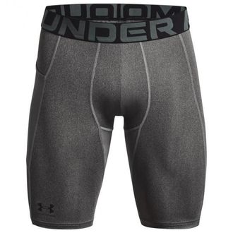 Under Armour Heatgear Pocket Long Shorts Kompressionswäsche für Herren | grau