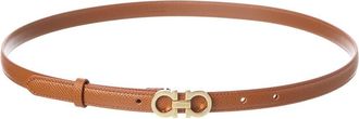 Ferragamo Ferragamo Gancini Leather Belt