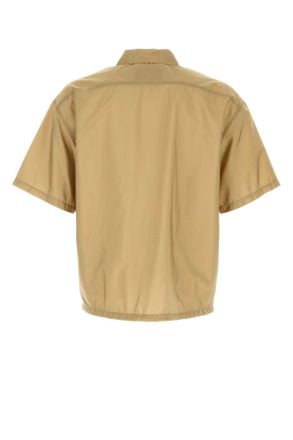 Prada Mens Beige Re-Nylon Shirt Cammello Camicie