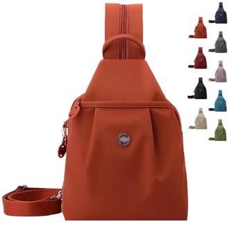 Generic 2026 Premium 3 in 1 Anti-Theft Travel Tote Bag, Waterproof 2-Way Commuter Bag, Large Capacity Convertible Shoulder Bags (Orange)