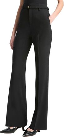 Vince High Waist Slim Flare Belted Pant