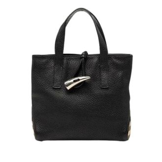 Burberry Pre-owned Handbags, female, Black, Size: ONE SIZE Pre-owned Tote Bag