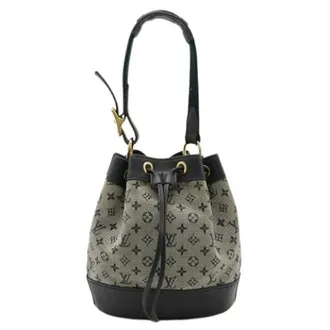 Louis Vuitton Pre-owned Bucket Bags, female, Blue, Size: ONE SIZE Pre-owned Vintage Monogram Mini Bucket Bag