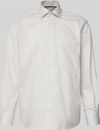 Eterna Comfort Fit Business-Hemd aus Baumwolle mit Kentkragen in Mittelgrau, Größe 41