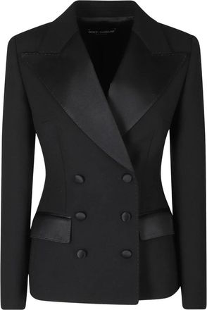 Dolce & Gabbana Giacca F27Jkt Humus - - Jackets - Donna - Nero - S