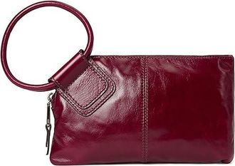 Hobo Sable Wristlet Womens Wallet Saddleberry, Leather