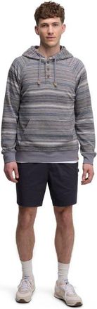 tentree Woodrow Hoodie in Meteorite Black Multi Stripe at Nordstrom, Size Xx-Large