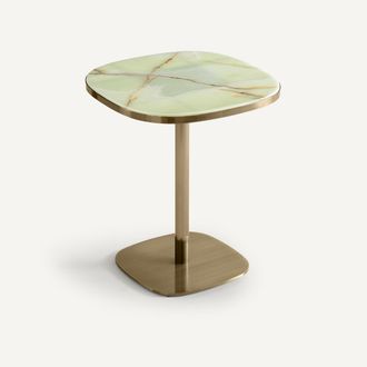 AM.PM Bistrot tafel met plateau in jade &Oslash;60 cm Lixfeld