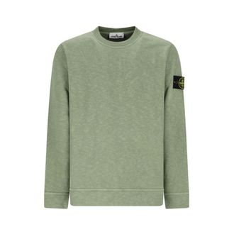 Stone Island Sweatshirts, male, Green, XL, Sweatshirt