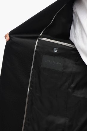 Corneliani CODE Blazer in Seta Jacquard con Rever a Lancia in Satin Corneliani