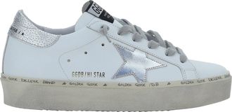 Golden Goose Womens Sneakers Hi Star White-Silver Trainers White/silver