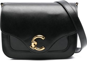 Coccinelle Leren crossbodytas - Zwart