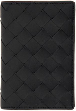 Bottega Veneta Leather Passport Holder-Uomo
