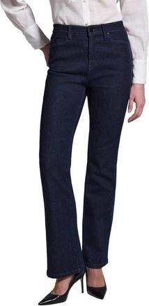 Nic+Zoe Breakaway Ribbon Trim Bootcut Jeans in Night at Nordstrom, Size 30