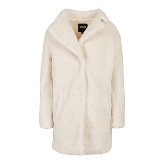 Urban Classics Dames/Dames Sherpa Oversized Jas (Wit zand)
