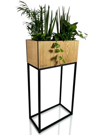 OEM Soporte Para Flores Loft Fiorino De Roble, 42 X 22 X 80 Cm