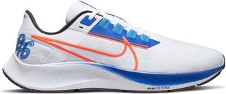 Nike Air Zoom Pegasus 38 BRS Blue Ribbon Sports Mens Road Running Trainers Sneakers Shoes DQ8575 (White/Game Royal/University Blue/Rush Orange 100) UK10.5 