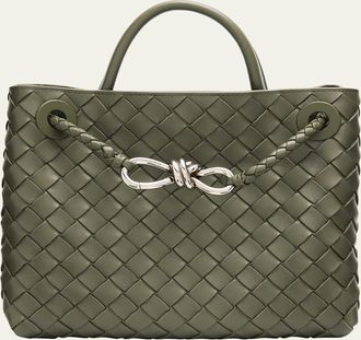 Bottega Veneta Andiamo Small Leather Top-Handle Bag